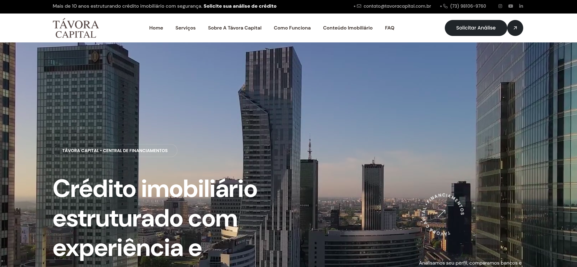 Projeto neeo: website institucional moderno com SEO e performance